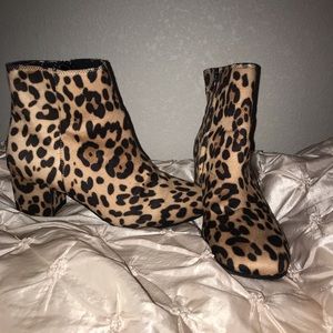 Cheetah booties!